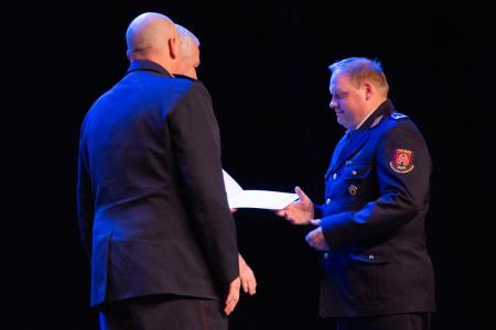 Slavnostna podelitev listin o napredovanju v čine gasilski častnik, višji gasilski častnik in visoki gasilski častnik (35)